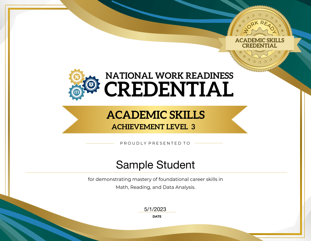 Image of the NWRC Academic Skills Credential